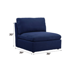 ACME Crosby Modular Armless Chair – finish detail – Lusso Furniture Miami