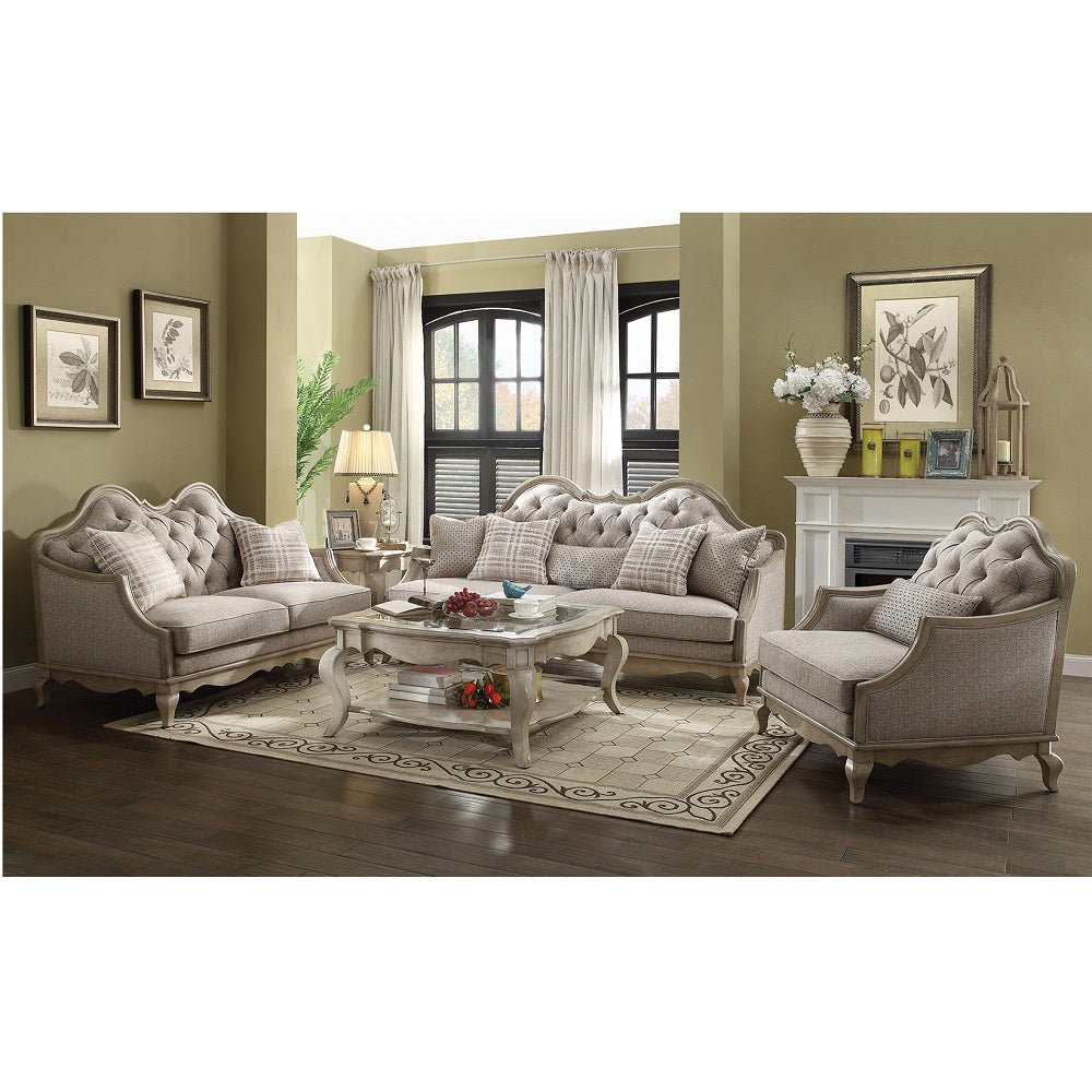 ACME Chelmsford Sofa – side view – Lusso Furniture Miami