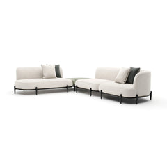Caracole Madera Sectional – angle view – Lusso Furniture Miami