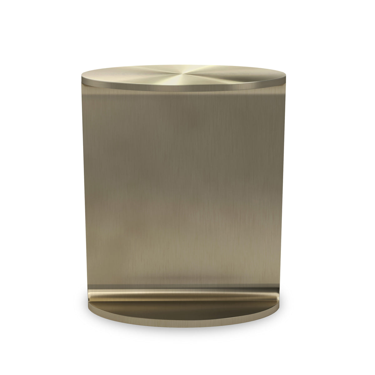 Caracole Rivet End Table – front view – Lusso Furniture Miami