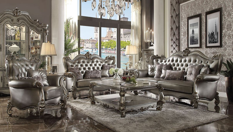 ACME Versailles Sofa with 6 Pillows-zoom-