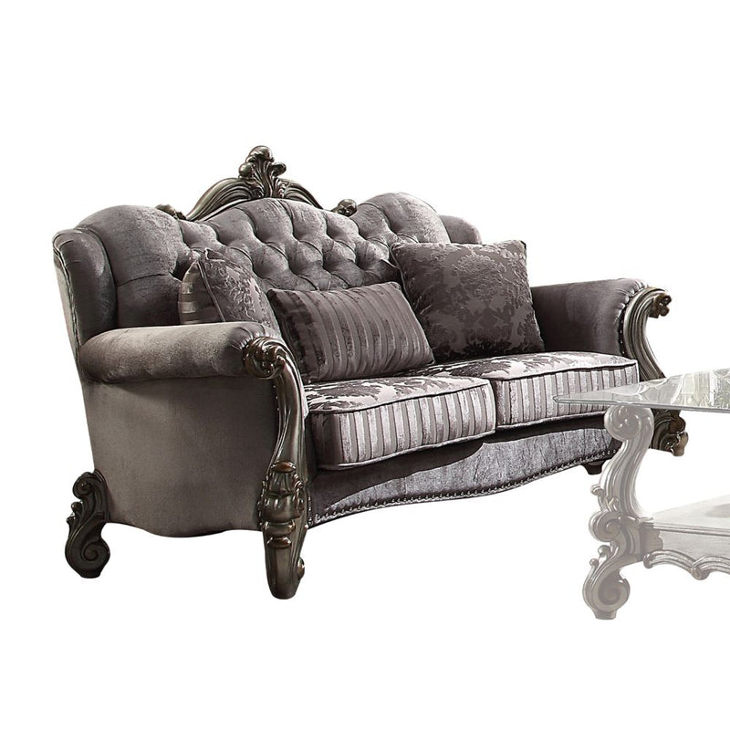 ACME Versailles Loveseat with 3 Pillows-zoom-