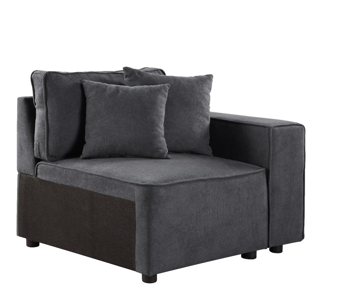 ACME Silvester Modular Right Facing Chair – front view – Lusso Furniture Miami