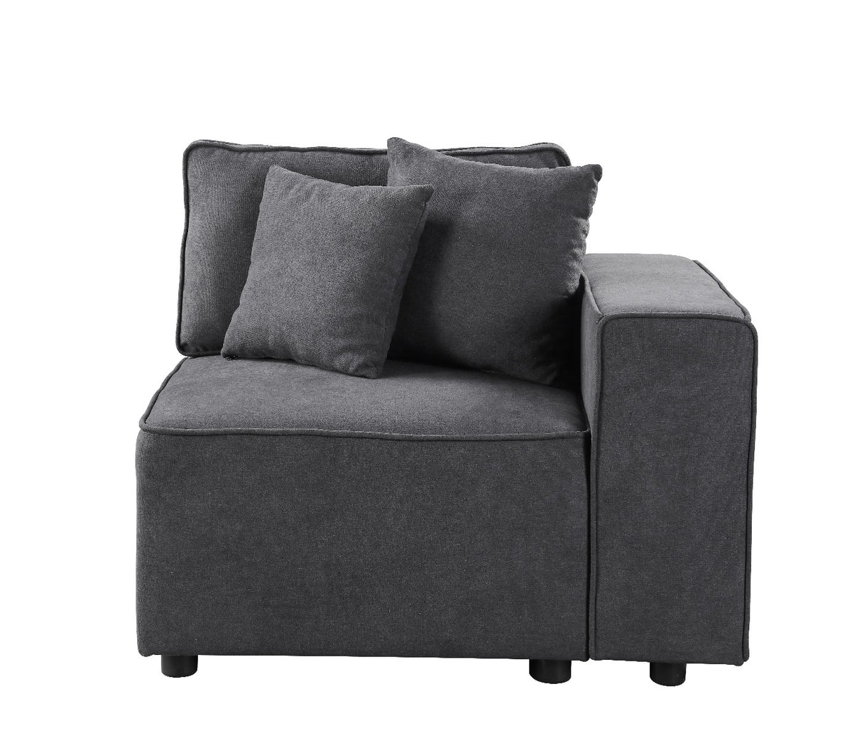 ACME Silvester Modular Right Facing Chair – angle view – Lusso Furniture Miami