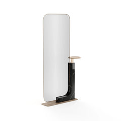 Caracole Overlap Floor Mirror – side view – Lusso Furniture Miami