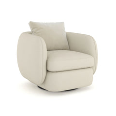 Caracole Lumi Swivel Chair – side view – Lusso Furniture Miami