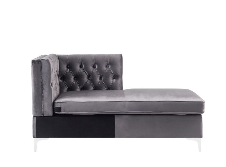 ACME Jaszira Modular Chaise – side view – Lusso Furniture Miami