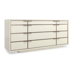 Caracole All Wrapped Up Dresser – side view – Lusso Furniture Miami