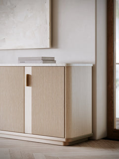 Caracole Rhythm Sideboard – side view – Lusso Furniture Miami