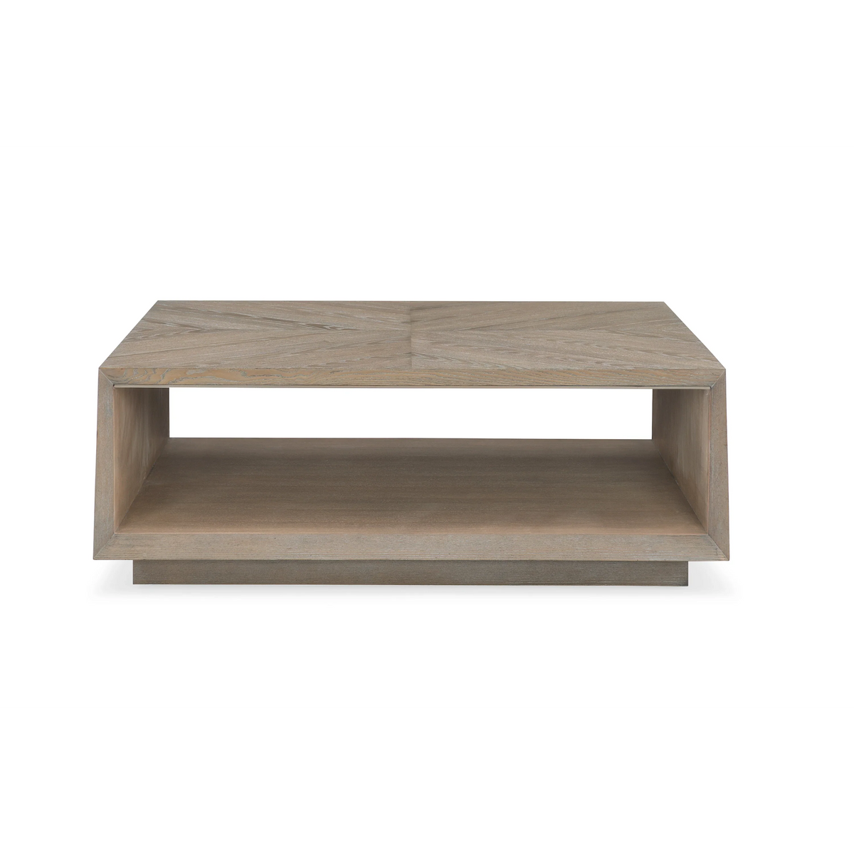 Caracole Boxcar Cocktail Table – front view – Lusso Furniture Miami