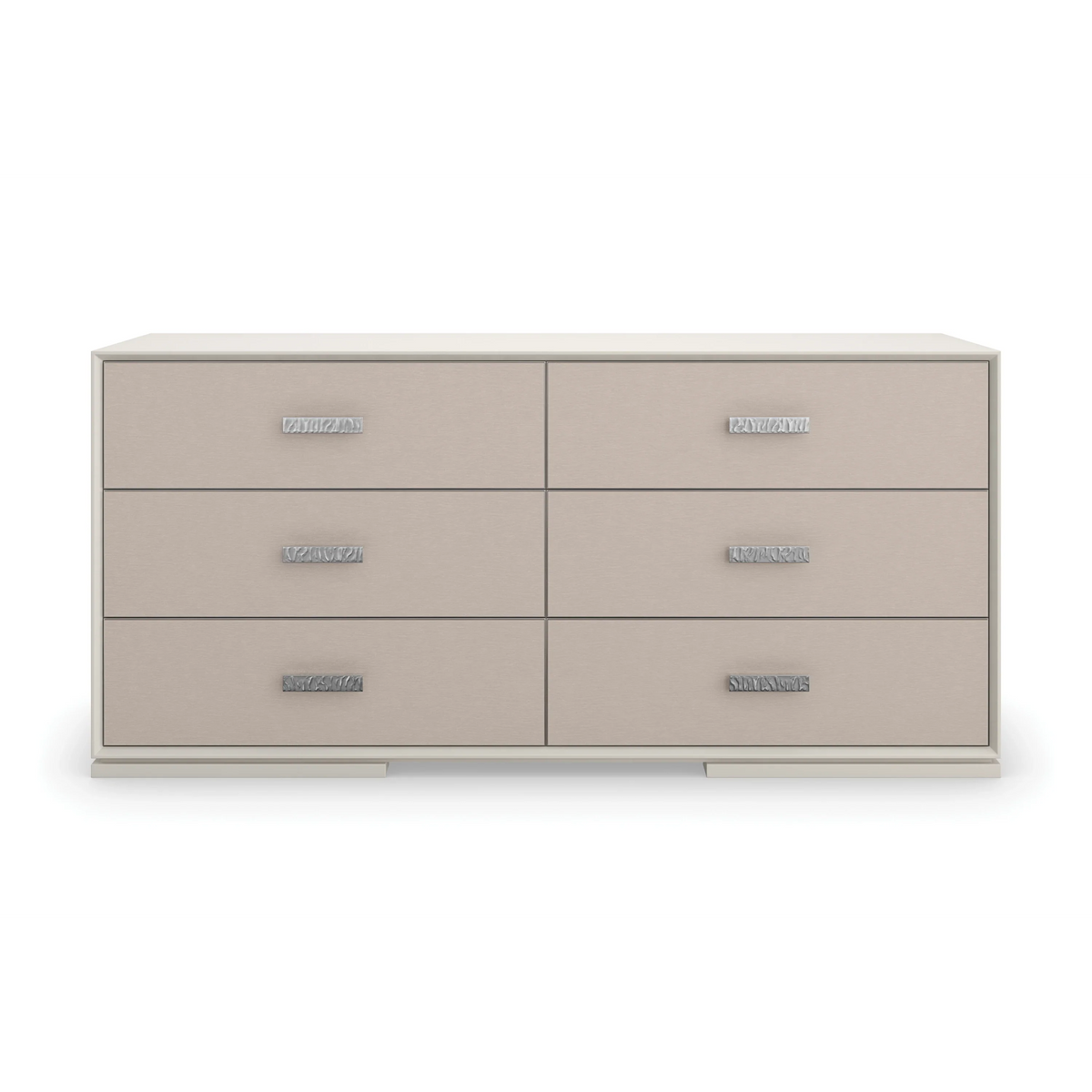 Caracole Silver Lining Dresser – front view – Lusso Furniture Miami