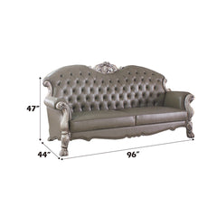 ACME Dresden Sofa with 5 Pillows – room setting – Lusso Furniture Miami