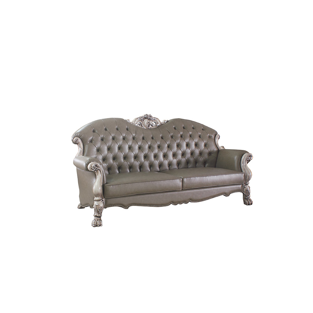 ACME Dresden Sofa with 5 Pillows – front view – Lusso Furniture Miami