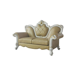 ACME Picardy Loveseat with 3 Pillows – front view – Lusso Furniture Miami