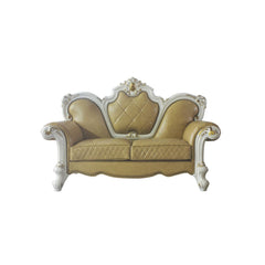 ACME Picardy Loveseat with 3 Pillows – angle view – Lusso Furniture Miami