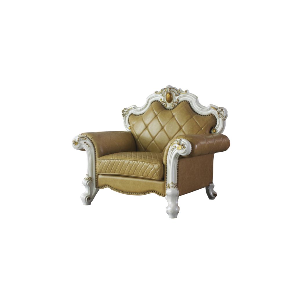 ACME Picardy Accent Chair – front view – Lusso Furniture Miami