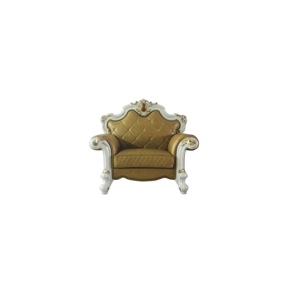 ACME Picardy Accent Chair – angle view – Lusso Furniture Miami