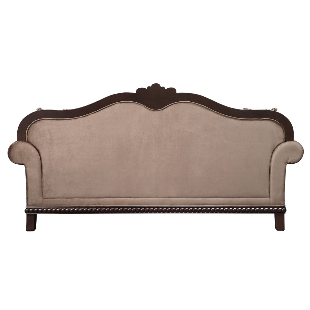 ACME Chateau De Ville Sofa – top view – Lusso Furniture Miami