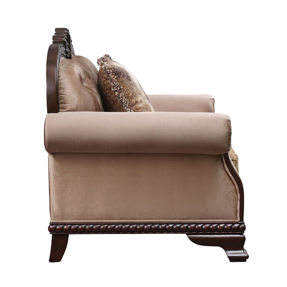 ACME Chateau De Ville Loveseat – back view – Lusso Furniture Miami