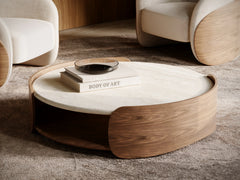 Caracole Fleur Open Cocktail Table – top view – Lusso Furniture Miami