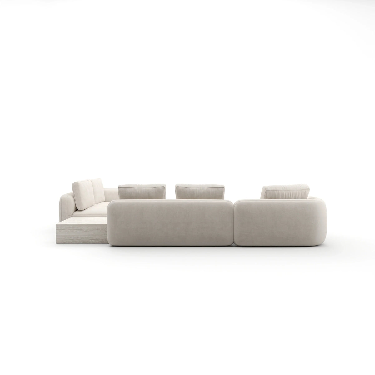 Caracole Overlap Sectional – view 102 – Lusso Furniture Miami