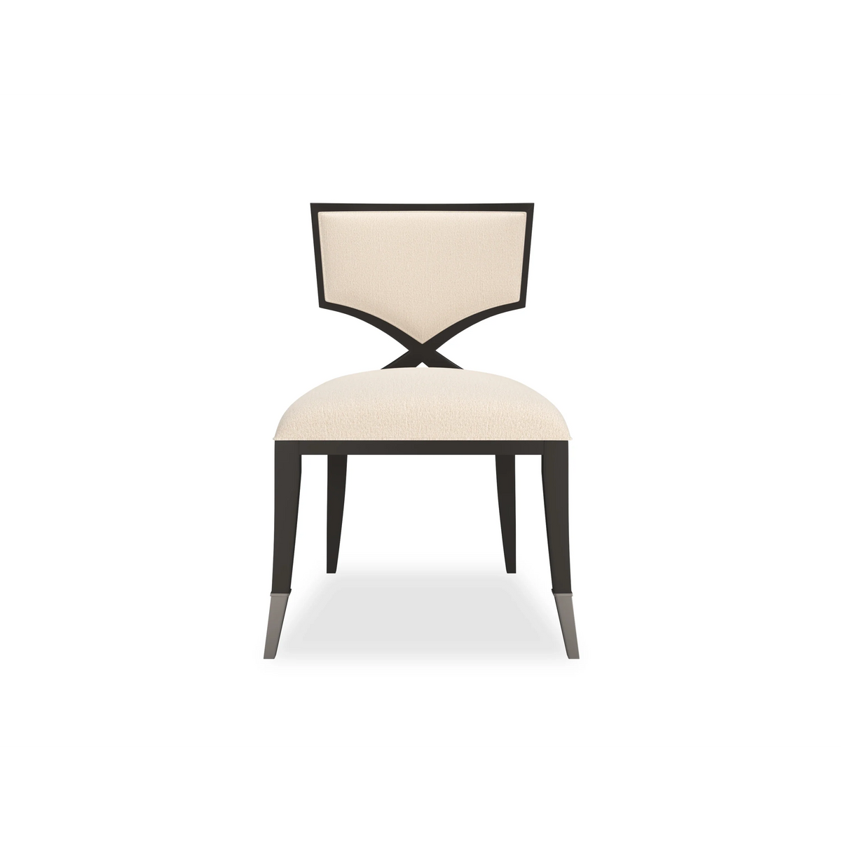Caracole Ivory First Chair – front view – Lusso Furniture Miami