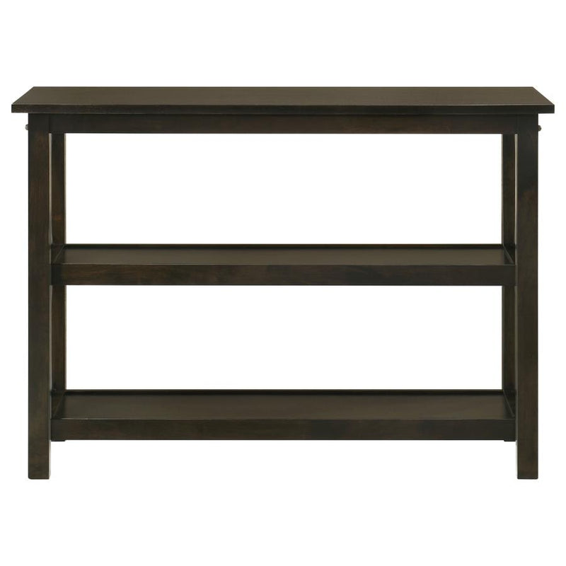 Rachelle 2-shelf Wood Entryway Console Table Deep Merlot-zoom-