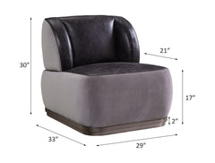 ACME Decapree Accent Chair – back view – Lusso Furniture Miami