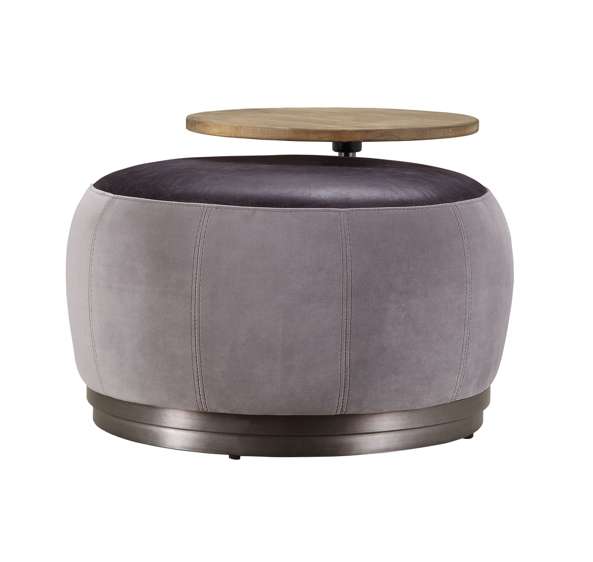 ACME Decapree Ottoman – front view – Lusso Furniture Miami