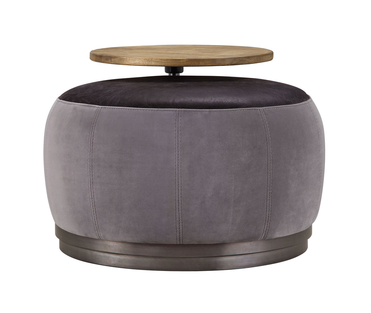 ACME Decapree Ottoman – angle view – Lusso Furniture Miami