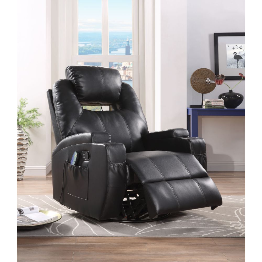 ACME Waterlily Swivel Rocker Recliner – side view – Lusso Furniture Miami