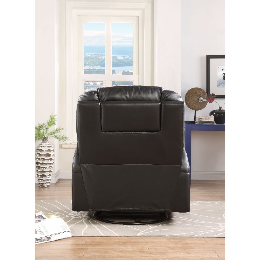ACME Waterlily Swivel Rocker Recliner – back view – Lusso Furniture Miami