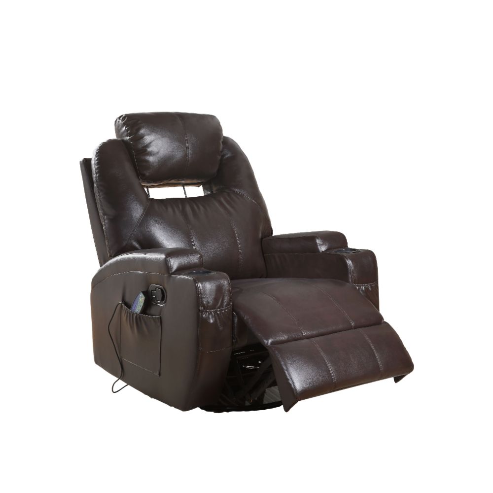 ACME Waterlily Swivel Rocker Recliner – close-up – Lusso Furniture Miami