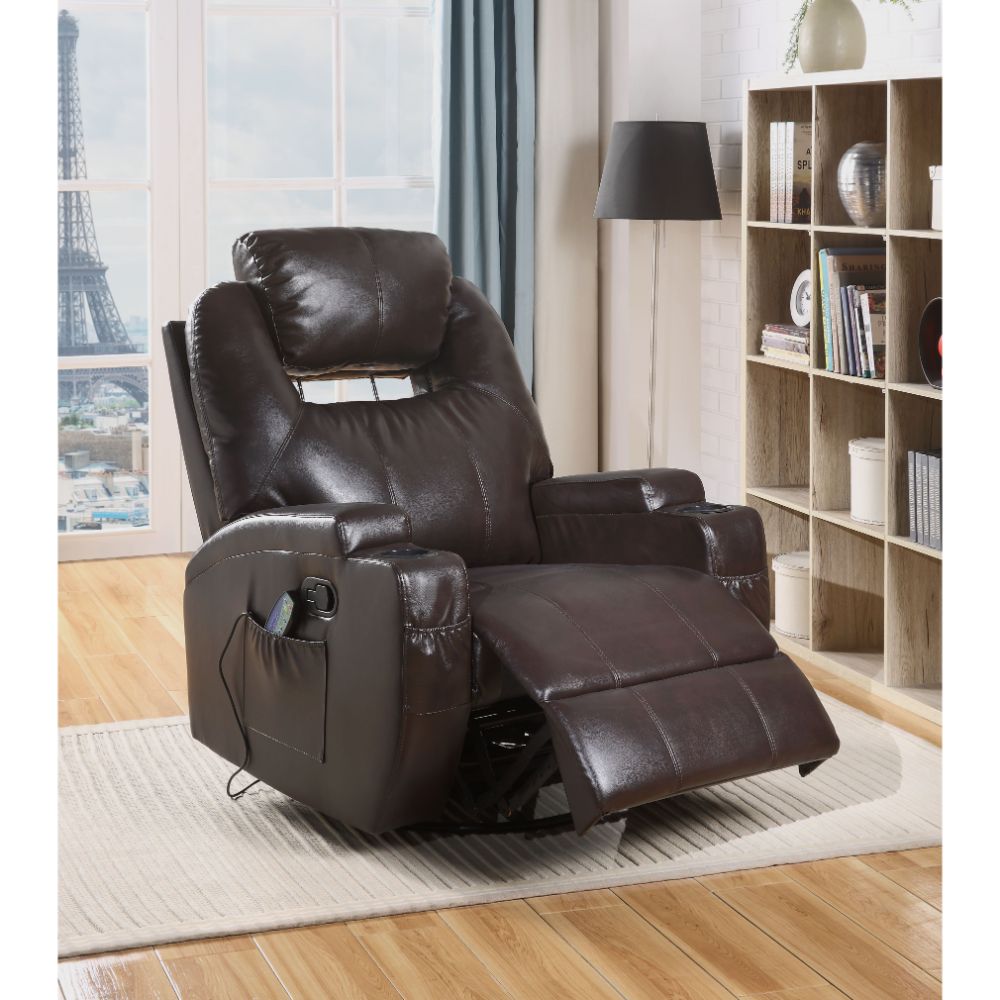 ACME Waterlily Swivel Rocker Recliner – alternate view – Lusso Furniture Miami