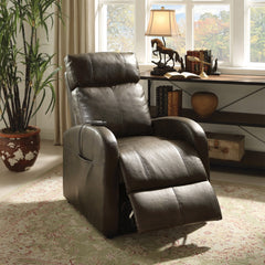 ACME Ricardo Power Lift Recliner – finish detail – Lusso Furniture Miami
