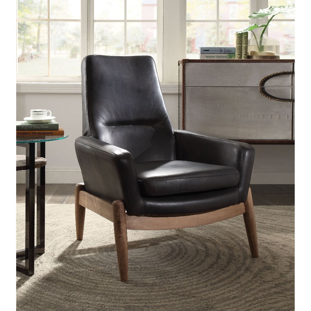 ACME Dolphin Accent Chair – angle view – Lusso Furniture Miami