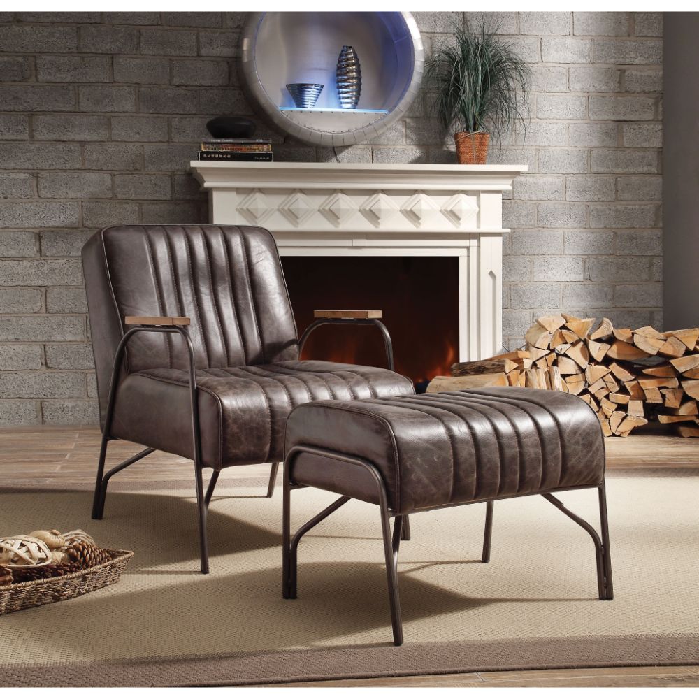 ACME Sarahi Accent Chair – angle view – Lusso Furniture Miami