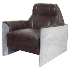 ACME Brancaster Accent Chair – angle view – Lusso Furniture Miami