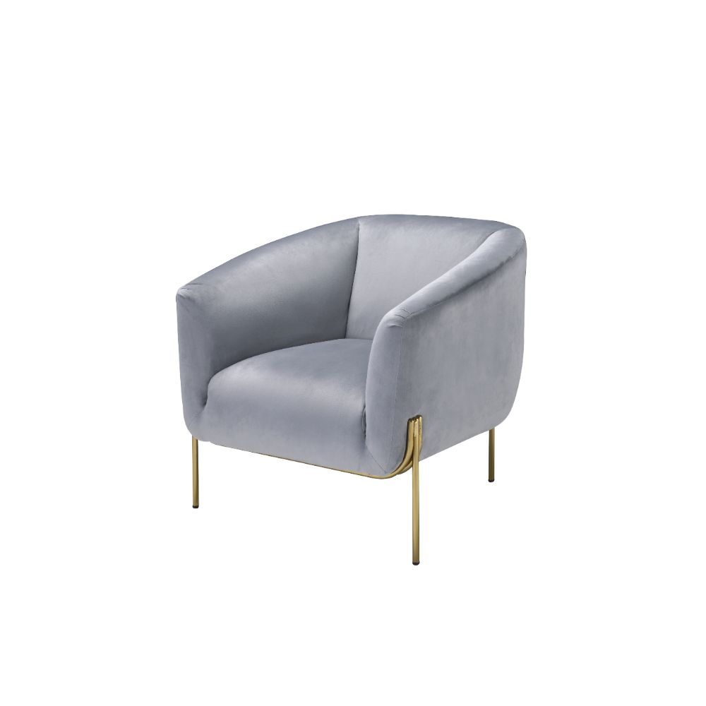 ACME Carlson Accent Chair – top view – Lusso Furniture Miami