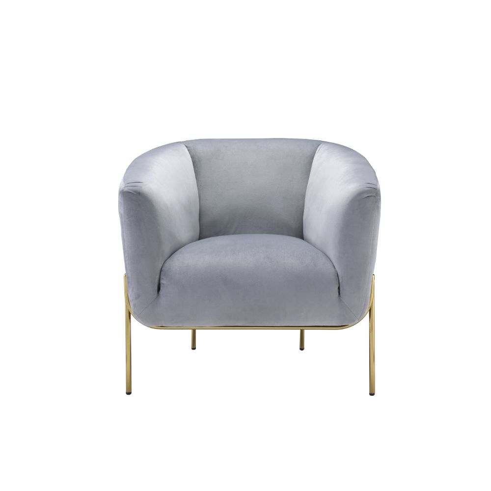 ACME Carlson Accent Chair – close-up – Lusso Furniture Miami