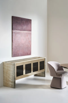 Caracole Sojourn Sideboard – angle view – Lusso Furniture Miami