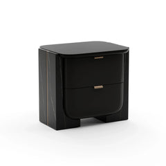 Caracole Overlap Nightstand – top view – Lusso Furniture Miami