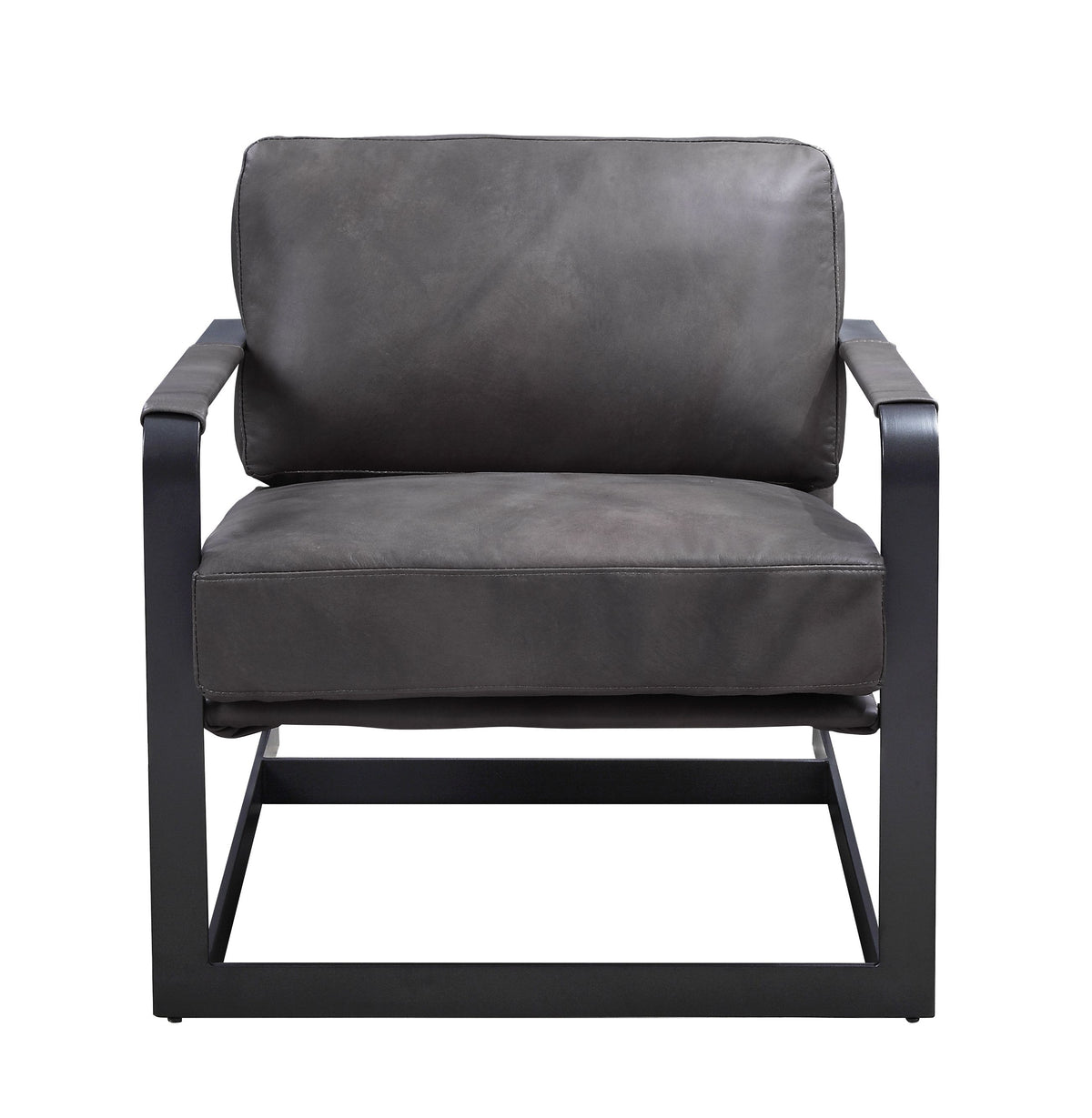 ACME Locnos Accent Chair – front view – Lusso Furniture Miami