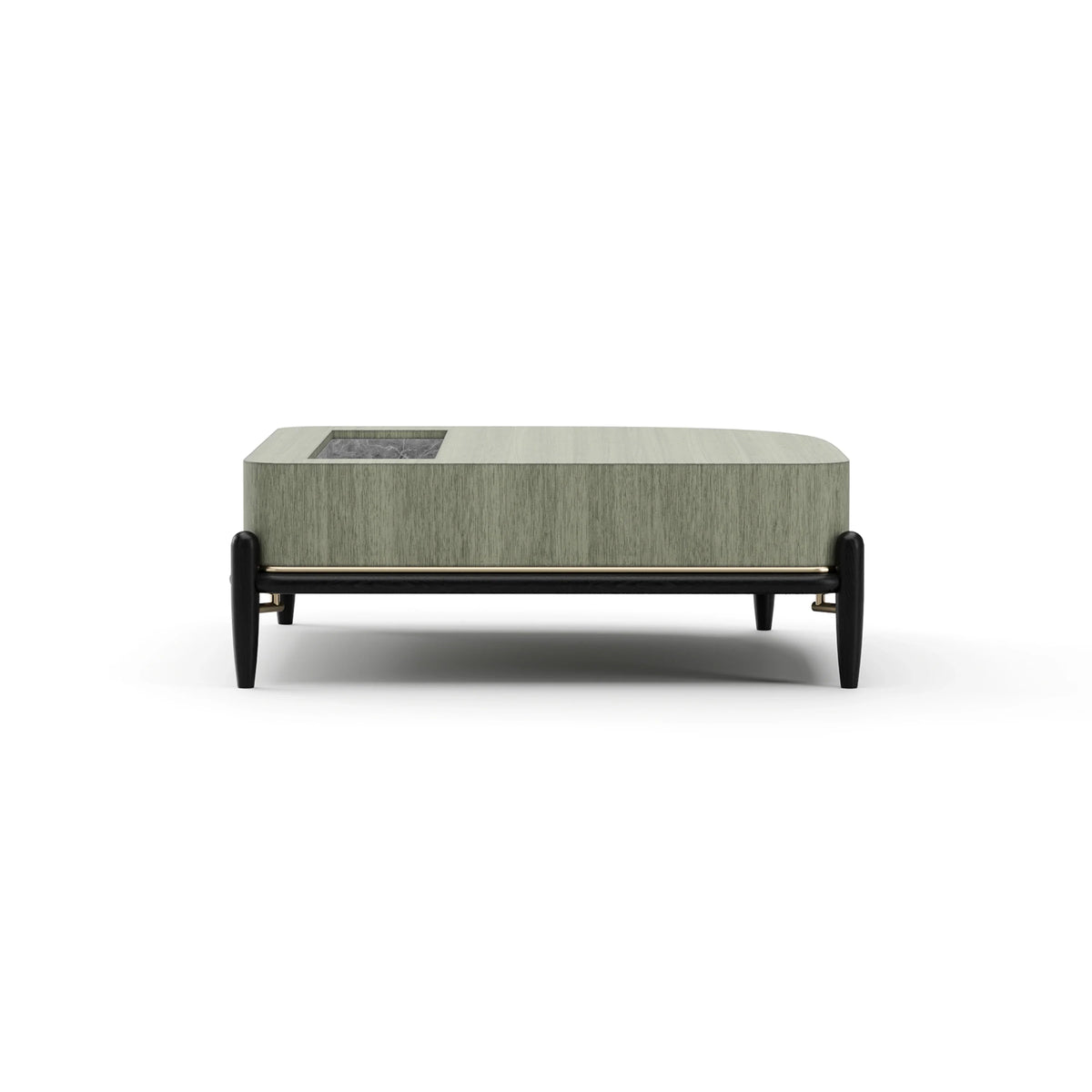 Caracole Madera Corner Cocktail Table – front view – Lusso Furniture Miami