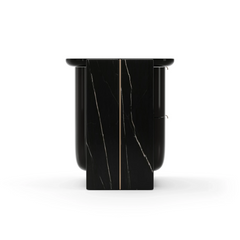 Caracole Overlap Nightstand – close-up – Lusso Furniture Miami