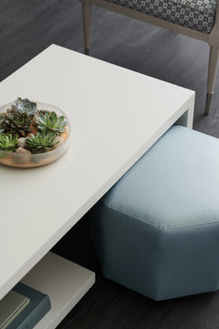 Caracole Expressions Cocktail Table – side view – Lusso Furniture Miami