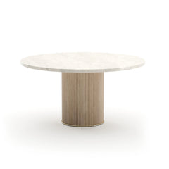 Caracole Rhythm Dining Table – angle view – Lusso Furniture Miami