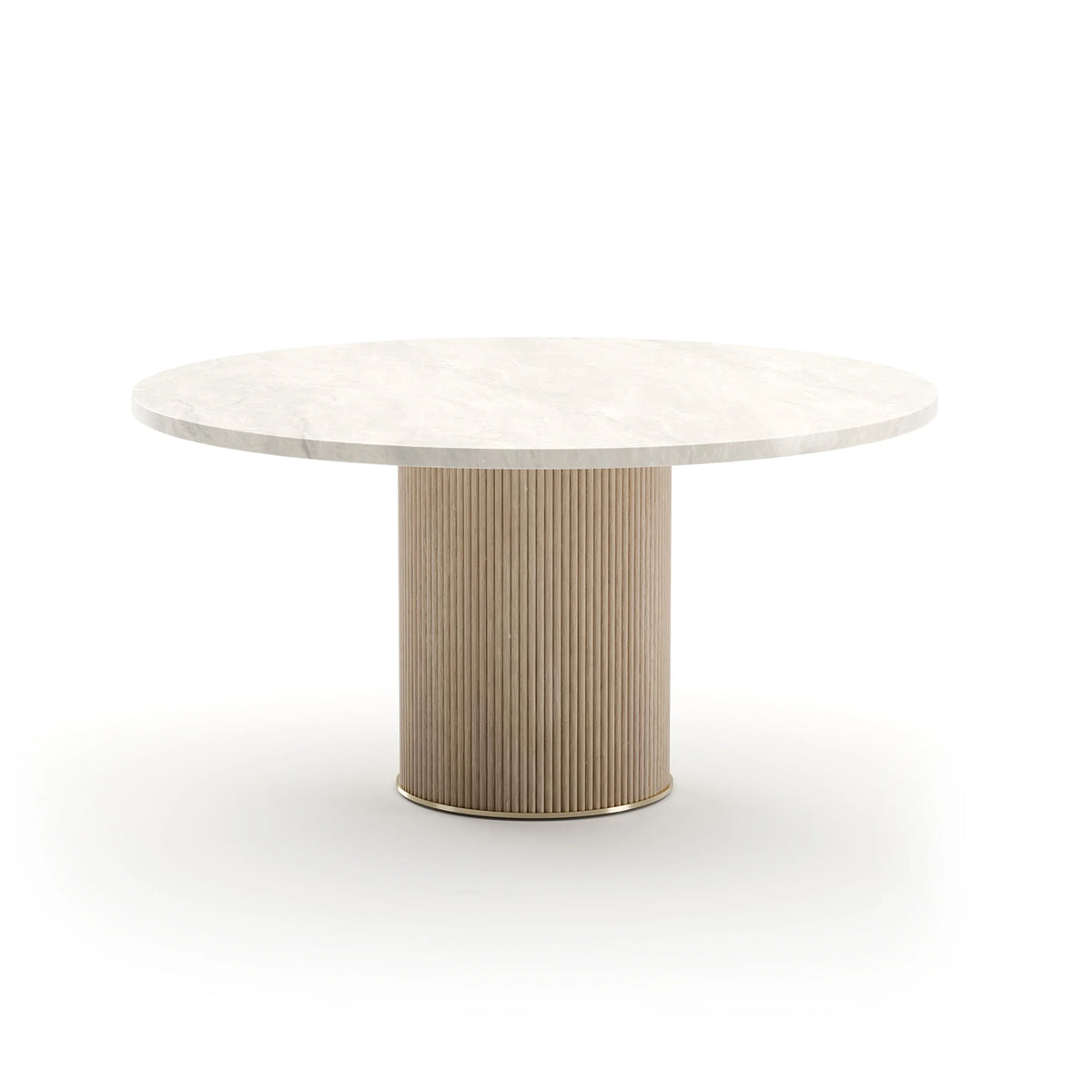 Caracole Rhythm Dining Table – angle view – Lusso Furniture Miami