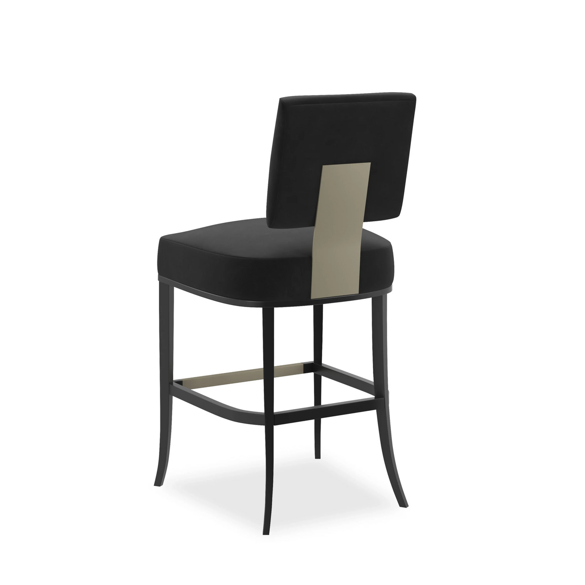 Caracole Reserved Seating Counter Stool – close-up – Lusso Furniture Miami