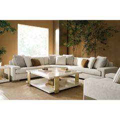 Caracole Shelfish Sectional – detail – Lusso Furniture Miami